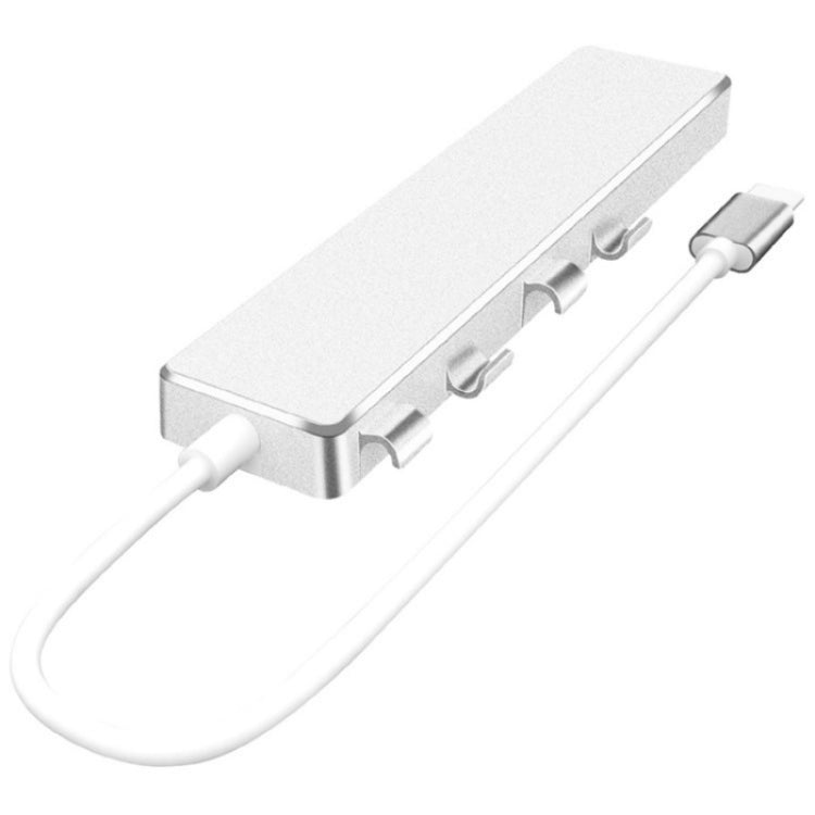 ADS-301C USB-C / Type-C to USB-C + USB 3.0 + 3 x USB 2.0 Expander HUB, ADS-301C(Grey), ADS-301C(Silver)