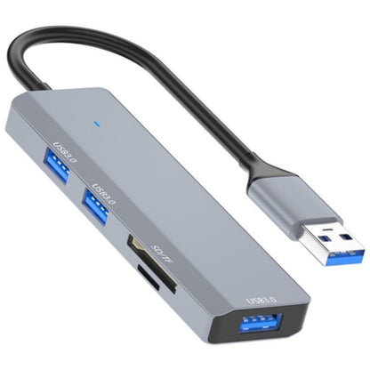 ADS-310A USB Adapter to 3 x USB 3.0 + 2 x Card Reader Slots Multi-Port Hub, ADS-310A