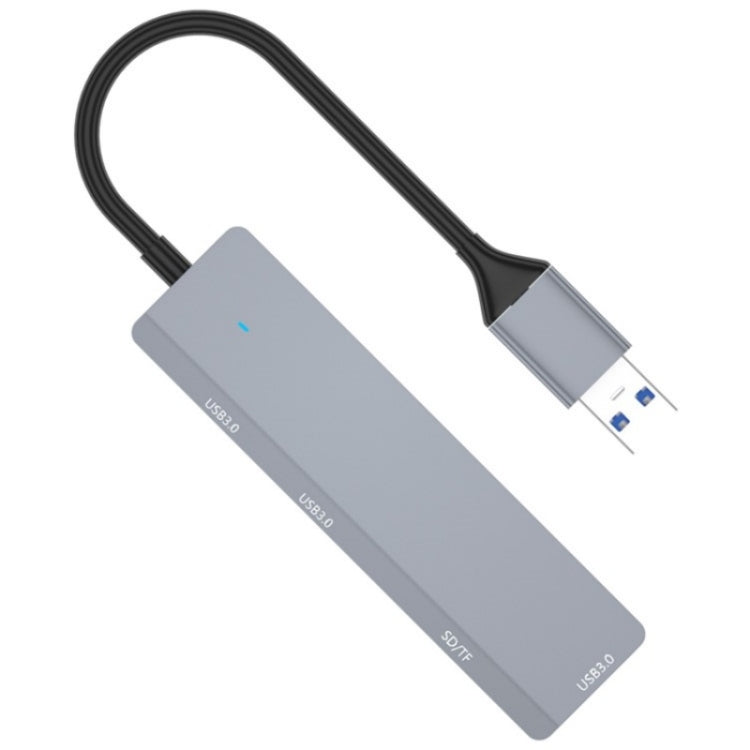ADS-310A USB Adapter to 3 x USB 3.0 + 2 x Card Reader Slots Multi-Port Hub, ADS-310A