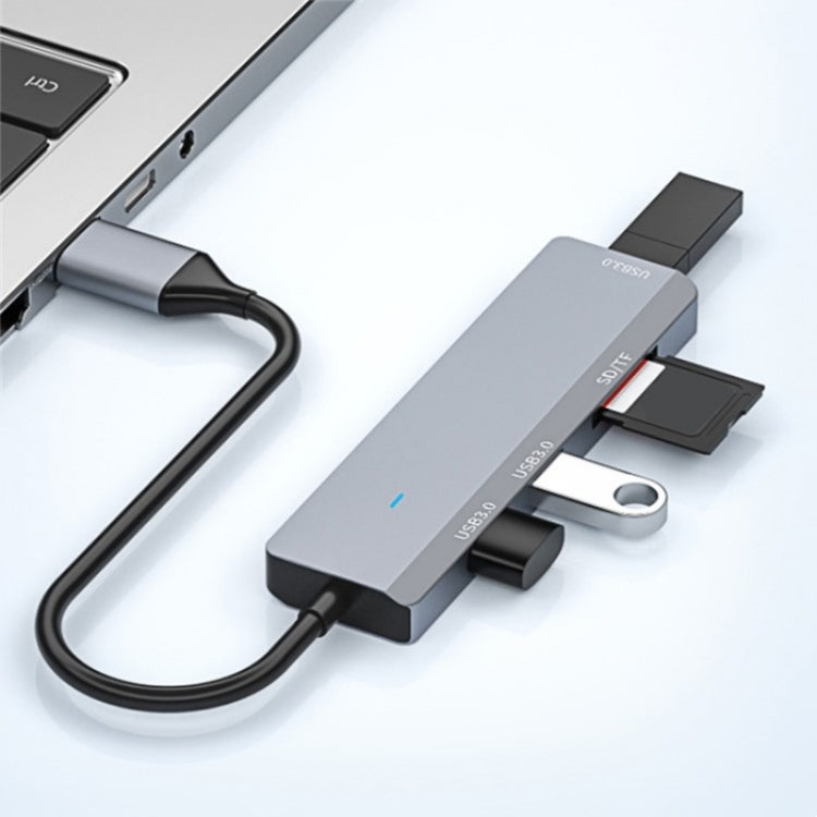 ADS-310A USB Adapter to 3 x USB 3.0 + 2 x Card Reader Slots Multi-Port Hub, ADS-310A