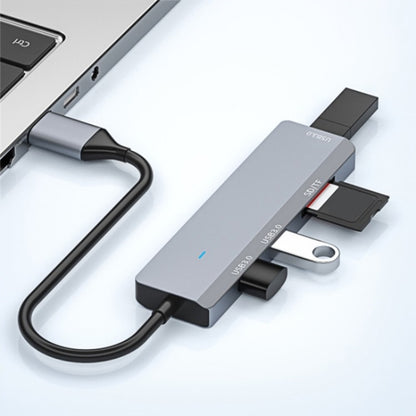 ADS-310A USB Adapter to 3 x USB 3.0 + 2 x Card Reader Slots Multi-Port Hub, ADS-310A