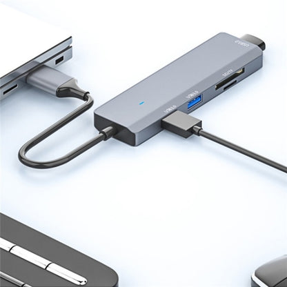 ADS-310A USB Adapter to 3 x USB 3.0 + 2 x Card Reader Slots Multi-Port Hub, ADS-310A