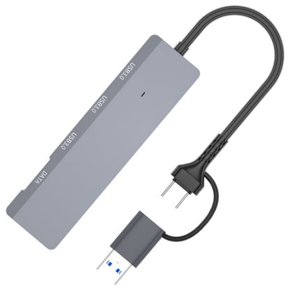ADS-309D USB / Type-C to 3  x USB 3.0 + Type-C Data Port Expansion Hub Adapter, ADS-309D