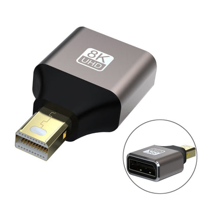 JUNSUNMAY 8K 60Hz Male Mini Displayport to Female Displayport Adapter DP Converter, Displayport to Female Displayport Adapter DP