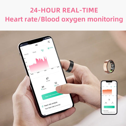 R11M SIZE 8 Smart Ring, Support Heart Rate / Blood Oxygen / Sleep / Multiple Sports Modes