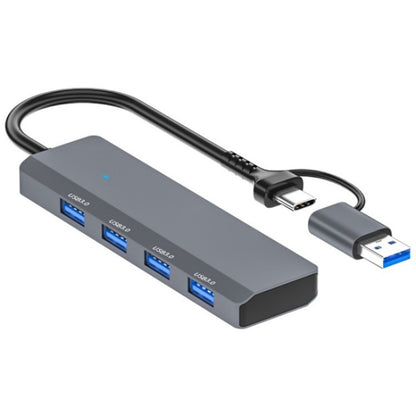ADS-305D USB / Type-C to USB3.0 4-Ports USB HUB Computer Laptop Adapter Docking Station, ADS-305D