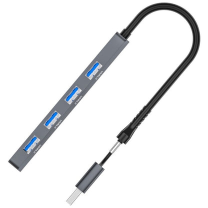 ADS-305D USB / Type-C to USB3.0 4-Ports USB HUB Computer Laptop Adapter Docking Station, ADS-305D