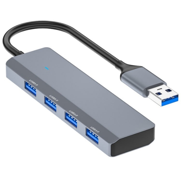 ADS-305A Aluminum Alloy USB to 4-Ports USB3.0 USB HUB Laptop Adapter Docking Station, ADS-305A