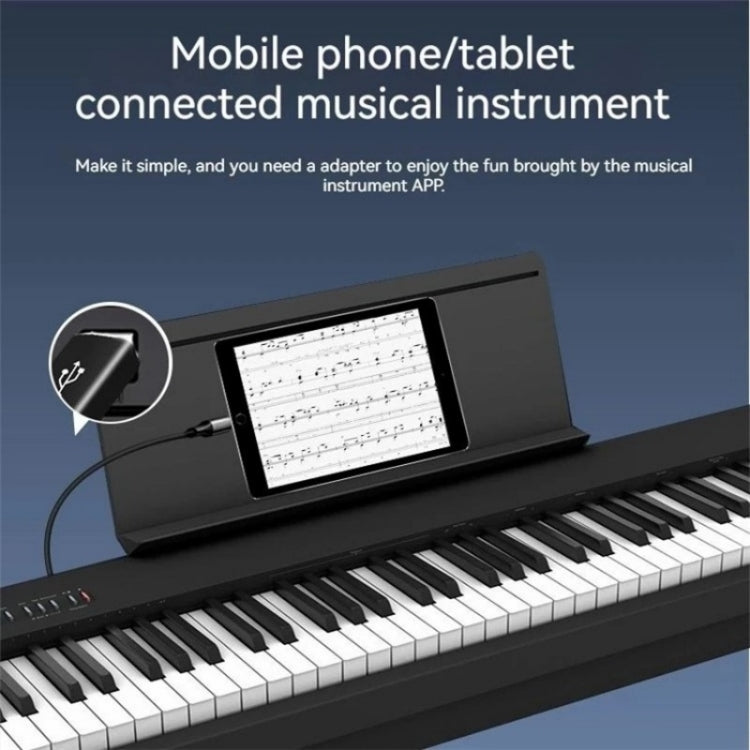 ADS-618 USB-C / Type-C Female to MIDI Male Electric Piano Printer Scanner Adapter