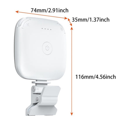 V15 Mini Clip-On Portable LED Fill Light Phone Laptop Video Conference Live Streaming Fill Lamp, V15
