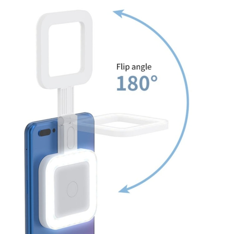 V18 Portable Skin Beauty Live Streaming LED Fill Light Magnetic Phone Selfie Lamp, V18