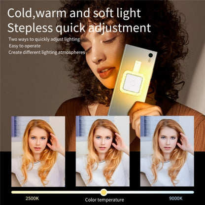 V18 Portable Skin Beauty Live Streaming LED Fill Light Magnetic Phone Selfie Lamp, V18