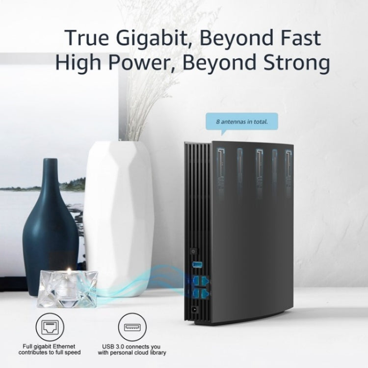 WAVLINK WN538A8 With LCD Screen AC3200 Home Dual Band Gigabit Smart WiFi Router, US Plug, UK Plug, EU Plug, AU Plug