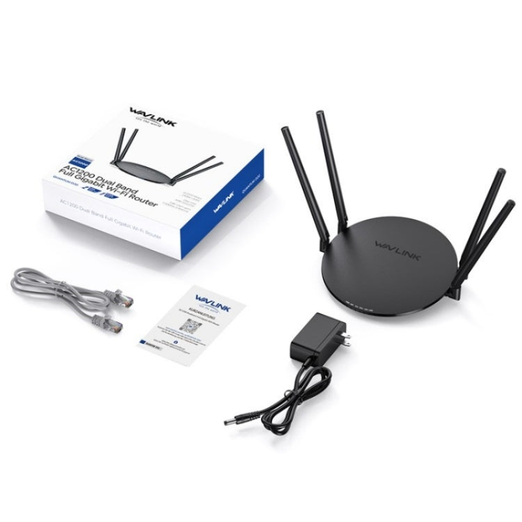 WAVLINK WN530HG3 AC1200 Dual Band AP Router 1000Mbps WAN / LAN Ethernet Port, US Plug, UK Plug, EU Plug, AU Plug