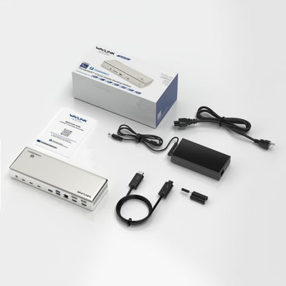 WAVLINK UTD41 PRO RJ45 / Audio / SD Card Reader 15-in-1 Thunderbolt 4 Docking Station, US Plug, UK Plug, EU Plug, AU Plug