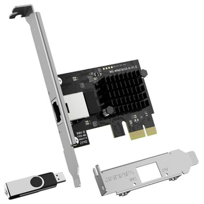 WAVLINK NWP003 5Gbps RTL8126 Chip RJ45 Ethernet Adapter Pcie Network Card, NWP003
