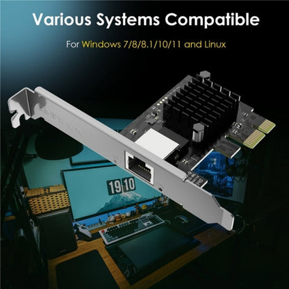 WAVLINK NWP003 5Gbps RTL8126 Chip RJ45 Ethernet Adapter Pcie Network Card, NWP003