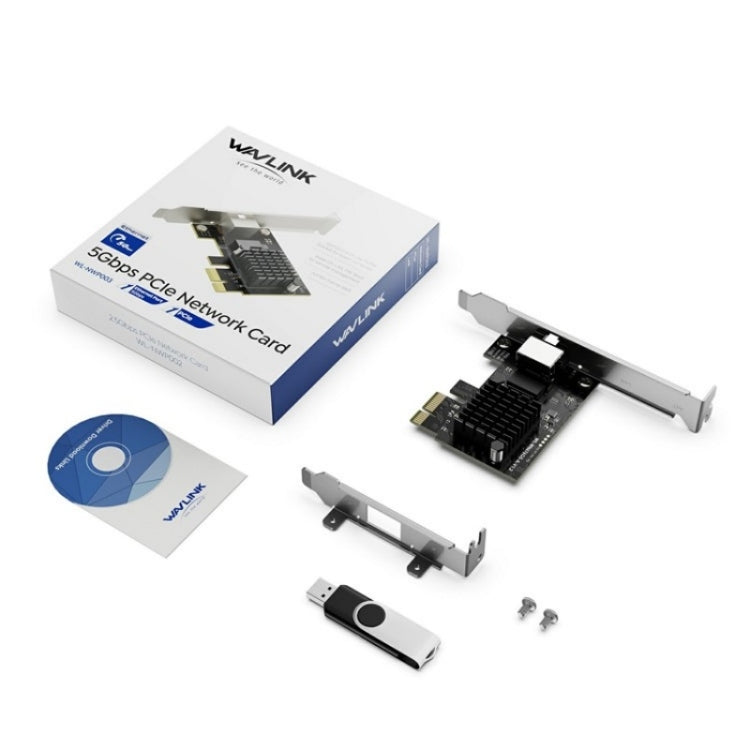 WAVLINK NWP003 5Gbps RTL8126 Chip RJ45 Ethernet Adapter Pcie Network Card, NWP003