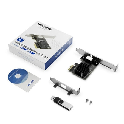WAVLINK NWP003 5Gbps RTL8126 Chip RJ45 Ethernet Adapter Pcie Network Card, NWP003