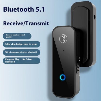 B28 2-In-1 Audio Adapter AUX Connector Bluetooth 5.1 Transmitter Receiver