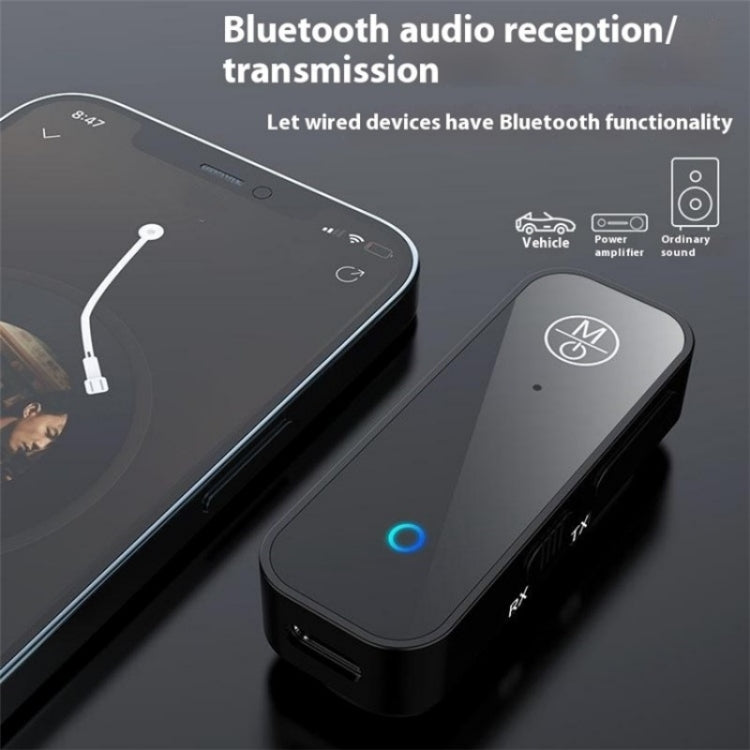 B28 2-In-1 Audio Adapter AUX Connector Bluetooth 5.1 Transmitter Receiver