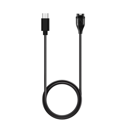 For Garmin Fenix 8 AMOLED / Vivoactive 6 USB-C / Type-C Interface Smart Watch Charging Cable, Length: 1m, Type-C Interface, Length: 1m