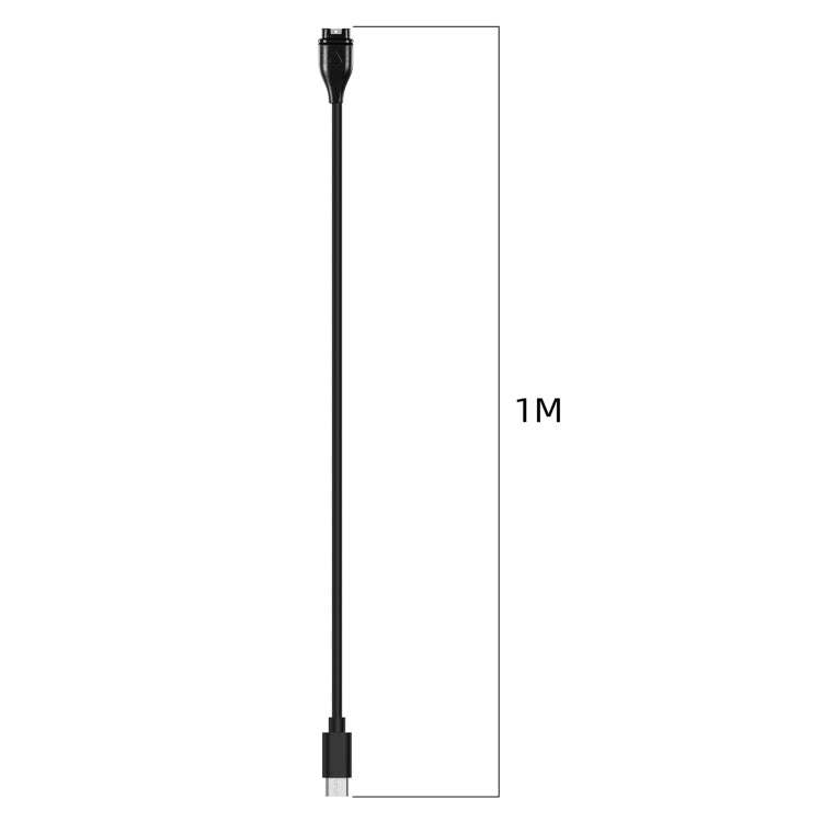 For Garmin Fenix 8 AMOLED / Vivoactive 6 USB-C / Type-C Interface Smart Watch Charging Cable, Length: 1m, Type-C Interface, Length: 1m