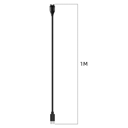 For Garmin Fenix 8 AMOLED / Vivoactive 6 USB-C / Type-C Interface Smart Watch Charging Cable, Length: 1m, Type-C Interface, Length: 1m