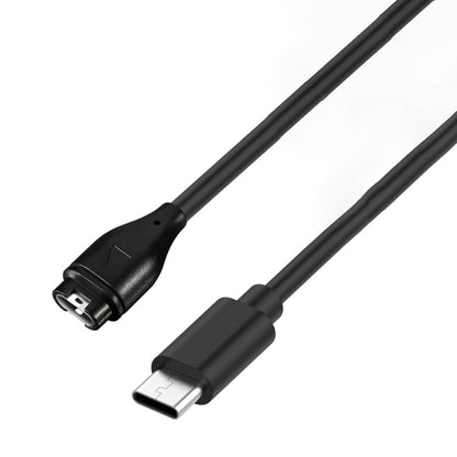 For Garmin Fenix 8 AMOLED / Vivoactive 6 USB-C / Type-C Interface Smart Watch Charging Cable, Length: 1m, Type-C Interface, Length: 1m