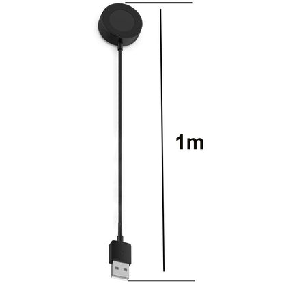 For Garmin Fenix 8 AMOLED / Vivoactive 6 USB Interface Disc Base Smart Watch Charging Cable, Length: 1m