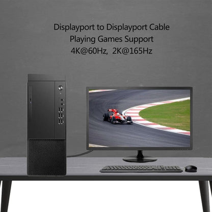 DisplayPort to DisplayPort Cable For Lenovo, Dell, HP, ASUS More, 4K, 2K