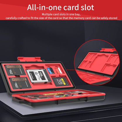 SD / TF / XQD / CF / SIM / TF Memory Card Multi-in-one Waterproof Dust-proof Storage Box