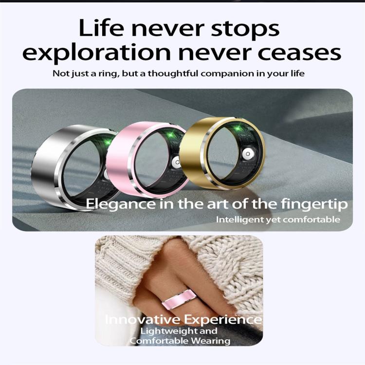 R5 SIZE 12 Smart Ring, Support Health Monitoring / Multiple Sports Modes