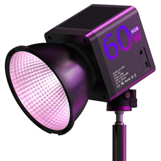 C60R 60W RGB Stage Lamp Professional Video Photography COB Fill Light With 8 Batteries, US Plug, UK Plug, EU Plug
