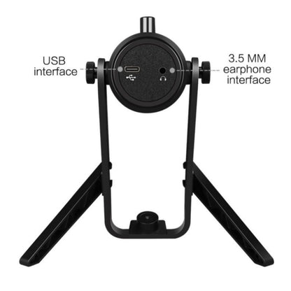 MU900 Max RGB Light E-Sports Gaming Condenser Microphone With Desktop Bracket, MU900 Max