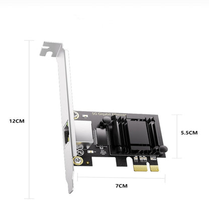5G Gigabit Diskless NIC Desktop Realtek RT8126 PCIeX1 Supports ROS,ESXi Diskless PXE boot