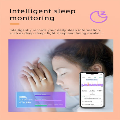 R10M SIZE 13 Smart Ring, Support Heart Rate / Blood Oxygen / Sleep Monitoring / Multiple Sports Modes