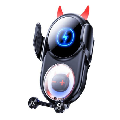 D1 Devil Design Air Vent Mount Phone Holder Stand 15W Car Wireless Charger