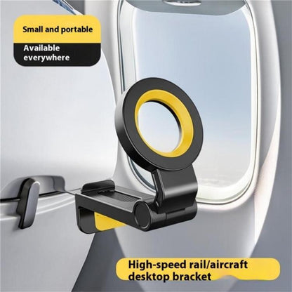 CH21 Portable Folding Travel Phone Holder Airplane Train Desktop Magnetic Phone Holder, CH21