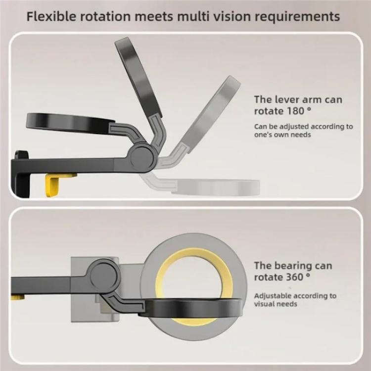 CH21 Portable Folding Travel Phone Holder Airplane Train Desktop Magnetic Phone Holder, CH21