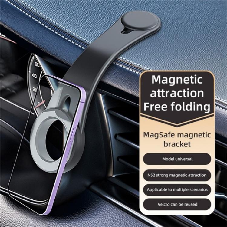D1 Car Navigation Magnetic Flexible Aluminum Bendable Dashboard Cellphone Holder