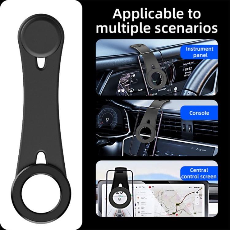 D1 Car Navigation Magnetic Flexible Aluminum Bendable Dashboard Cellphone Holder