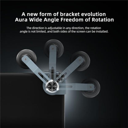 SU7Y Large Display Vehicle Mount Navigation Stand For Tesla Car Screen Magnetic Phone Holder