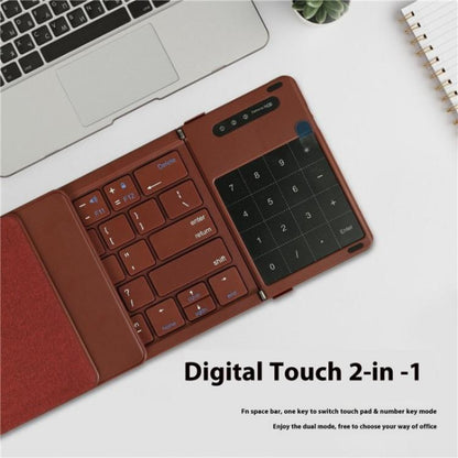 B077T Portable Foldable Wireless Bluetooth Keyboard With Touchpad, B077T With Touchpad