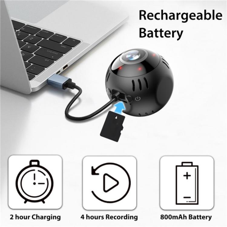 L30 Home Security Real Time Playback Panoramic View Phone Monitoring Mini Intelligent WiFi Camera, L30