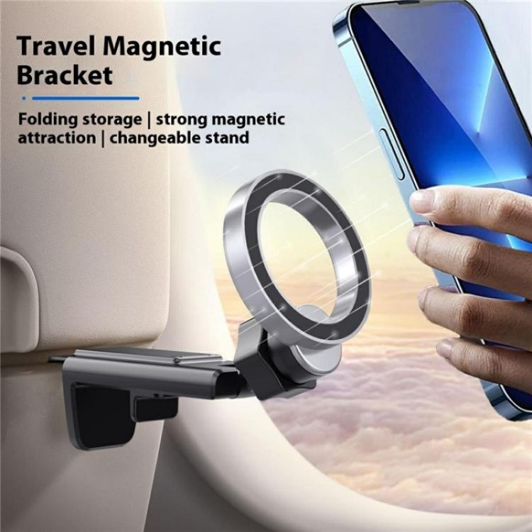 LX-01 360 Degree Rotating Car Phone Holder Compatible with MagSafe Travel Foldable Bracket, LX-01