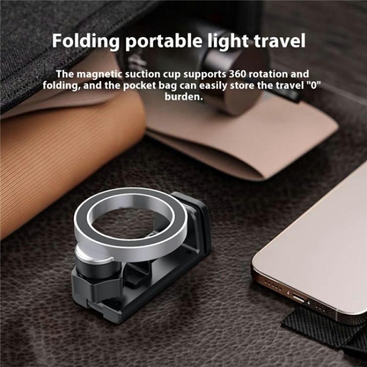 LX-01 360 Degree Rotating Car Phone Holder Compatible with MagSafe Travel Foldable Bracket, LX-01