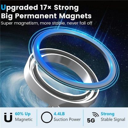 159A 360 Degree Rotation Adhesive Base Magnetic Car Dashboard Mount Phone Holder Bracket, 159A