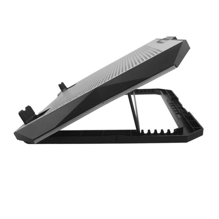 S601 RGB Light Notebook Cooler Adjustable Height Gaming Laptop Cooling Pad, S601