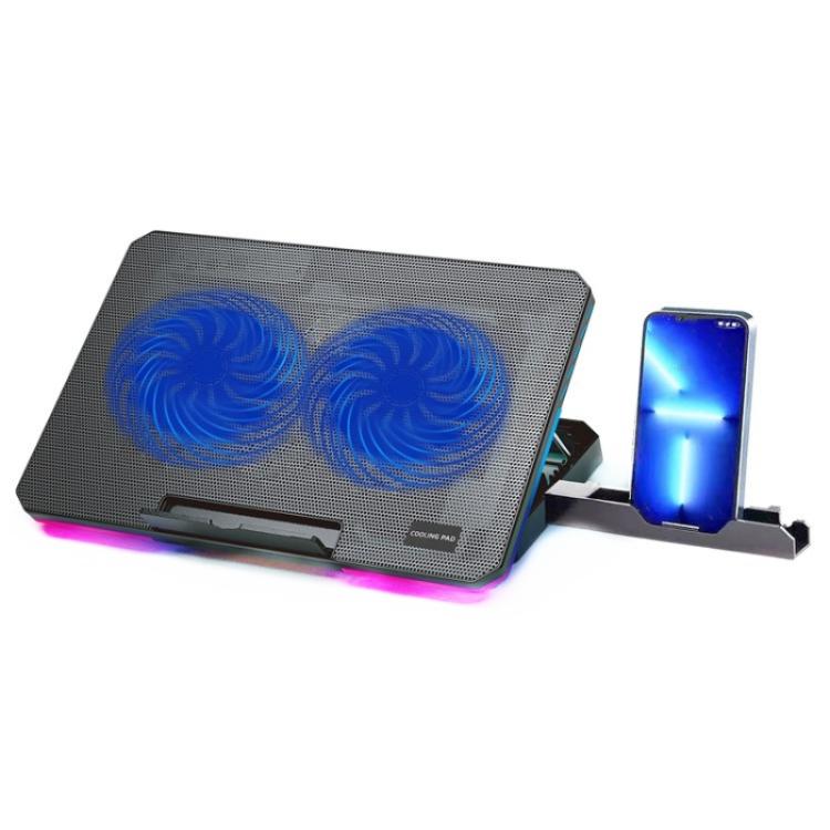 CP252 Adjustable Angle Notebook Cooler Stand Dual Fan Laptop Cooling Pad, CP252